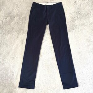 Crewcuts Boys Skinny Navy Chino Pants Sz 16 Adjustable Waist Preppy Party Casual